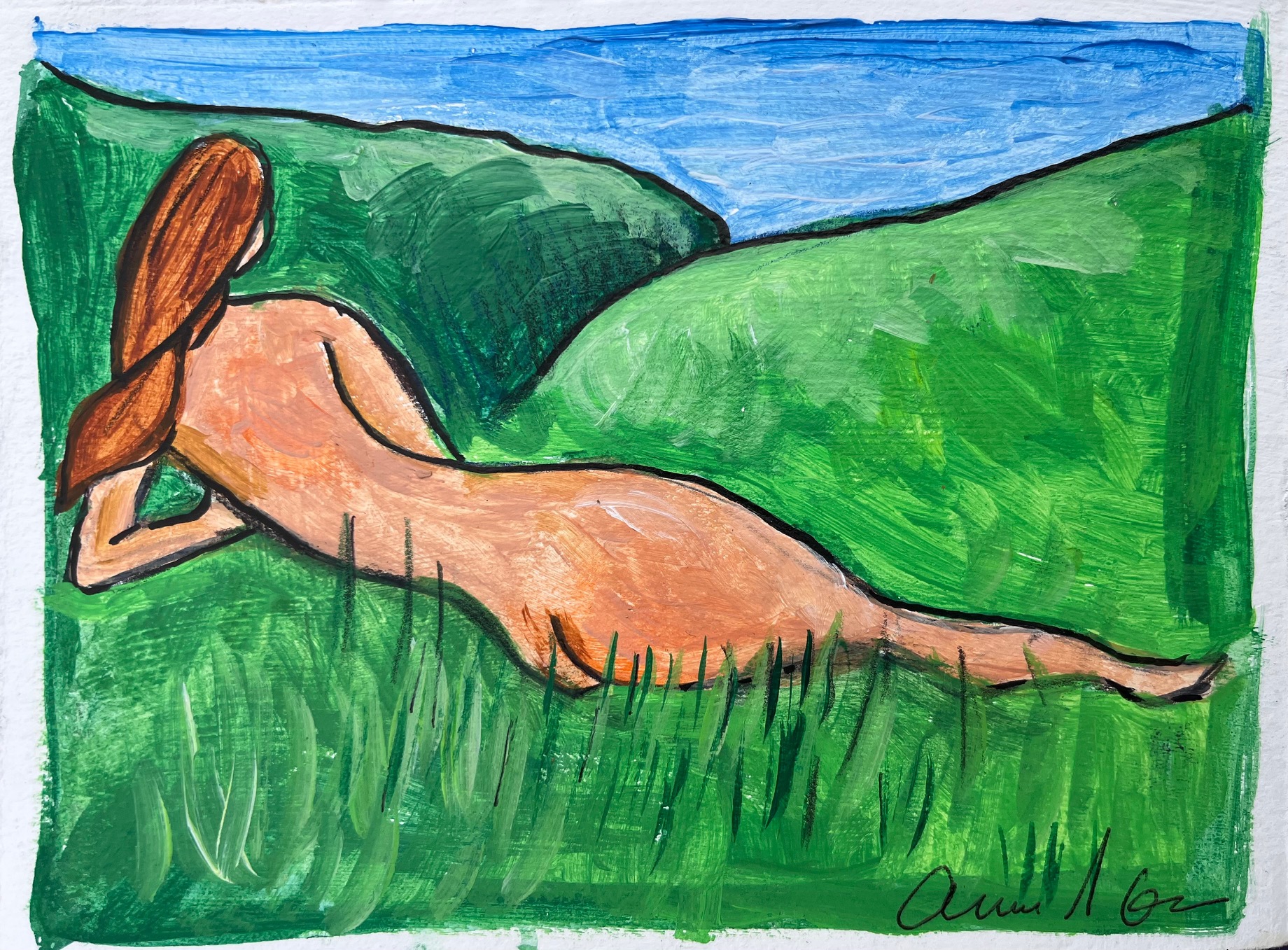 Click here to view Nymph reclining by Anna Jewel Gove