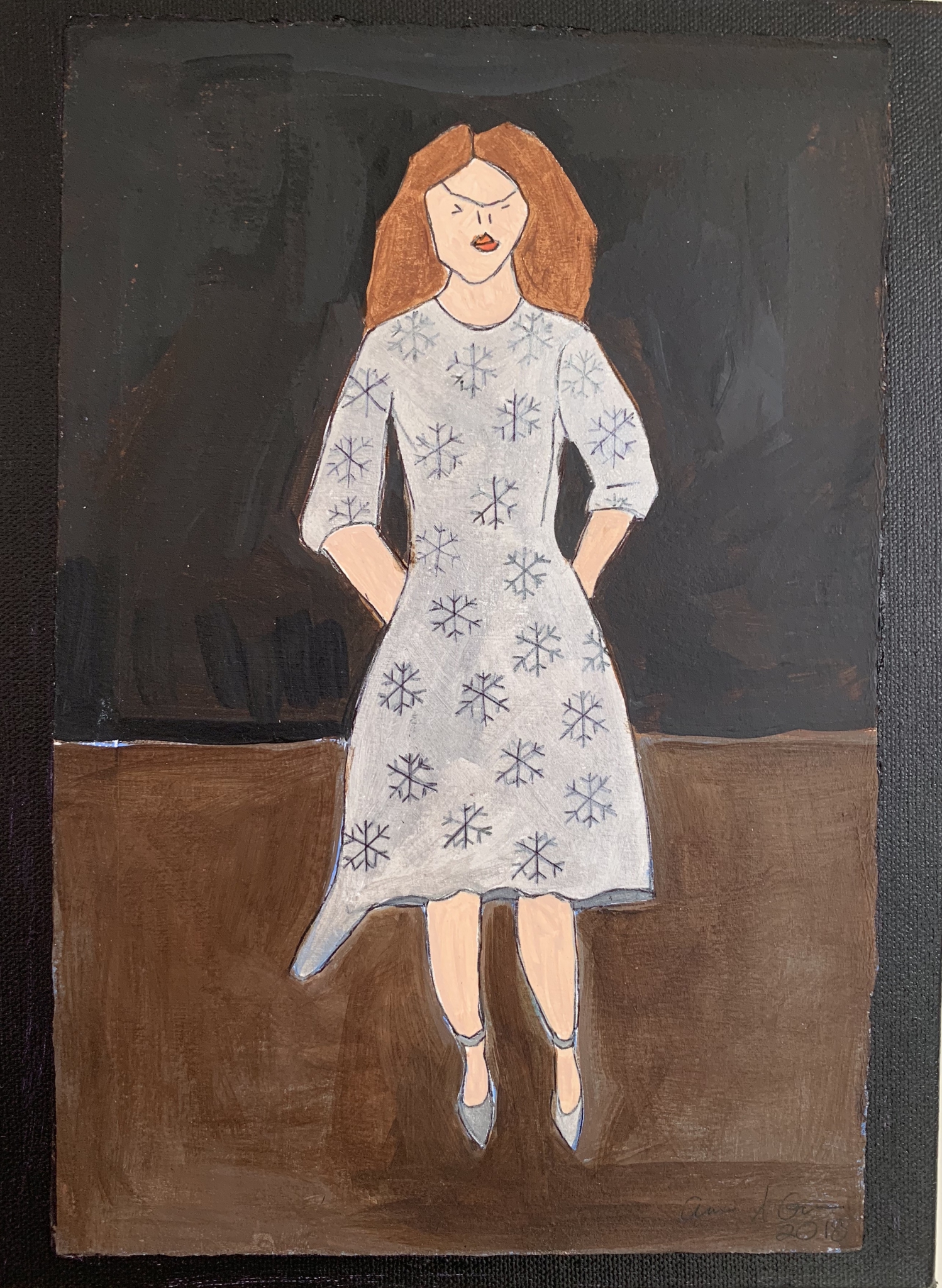 Click here to view Weather Girl - Snow by Anna Jewel Gove