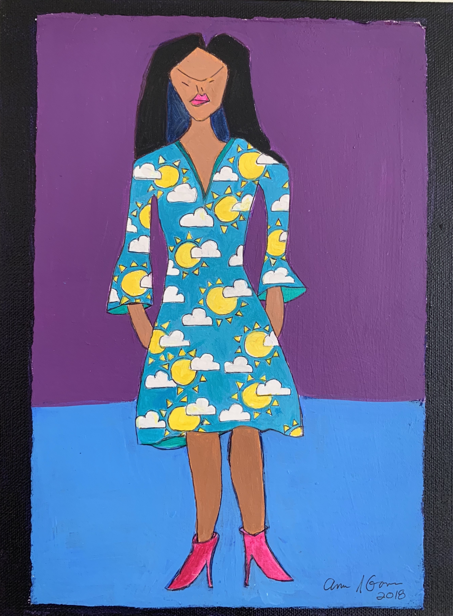 Click here to view Weather Girl - Mostly Sunny & NIce by Anna Jewel Gove