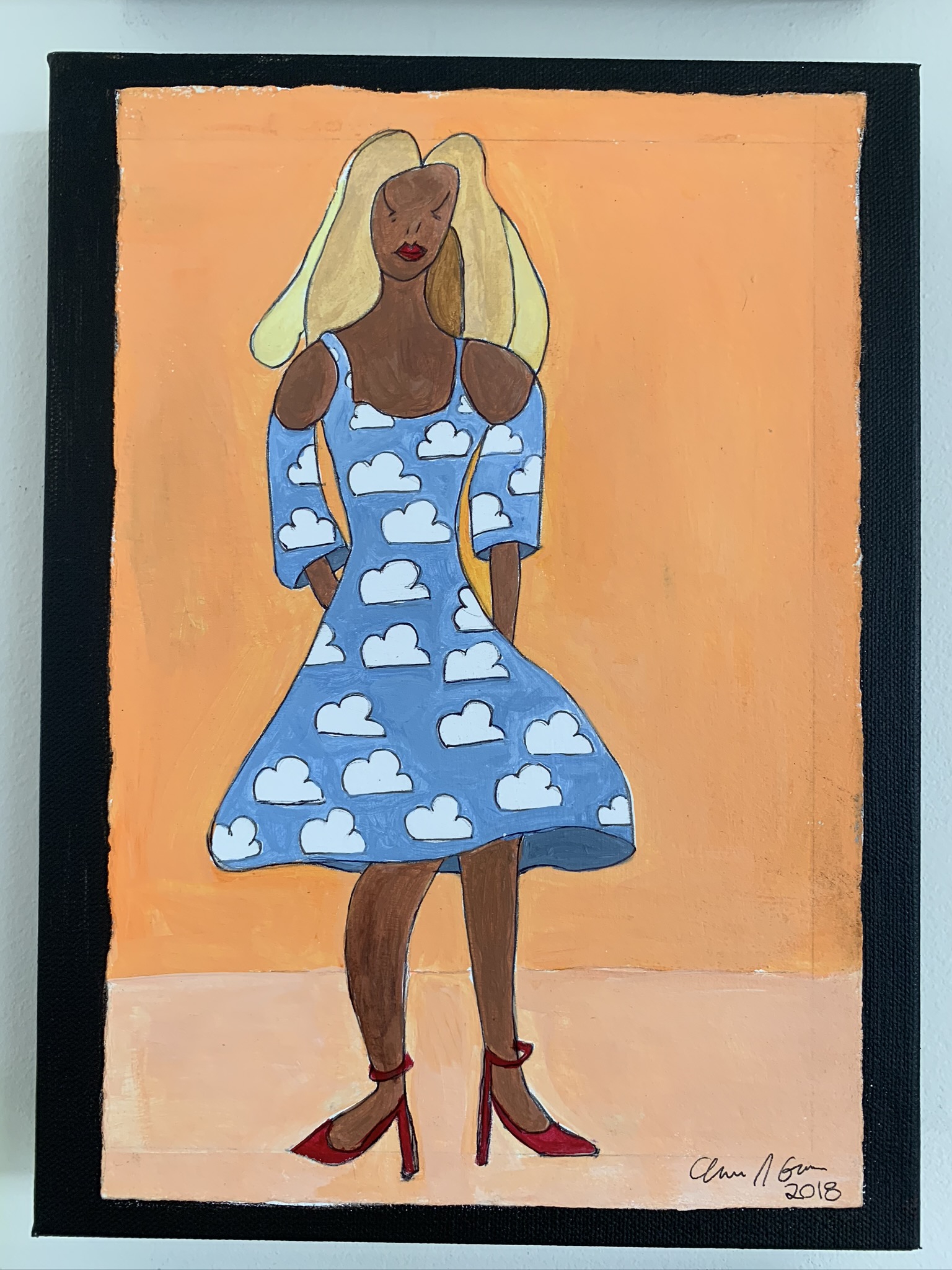 Click here to view Weather Girl - Cloudy by Anna Jewel Gove