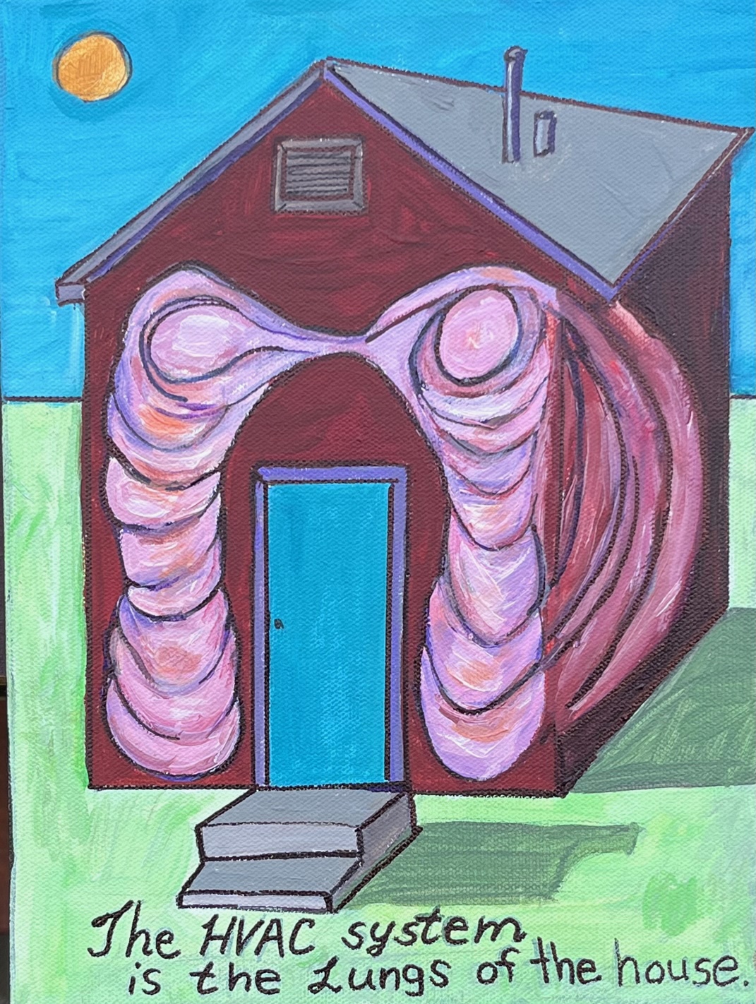 The HVAC system is the lungs of the house by Anna Jewel Gove