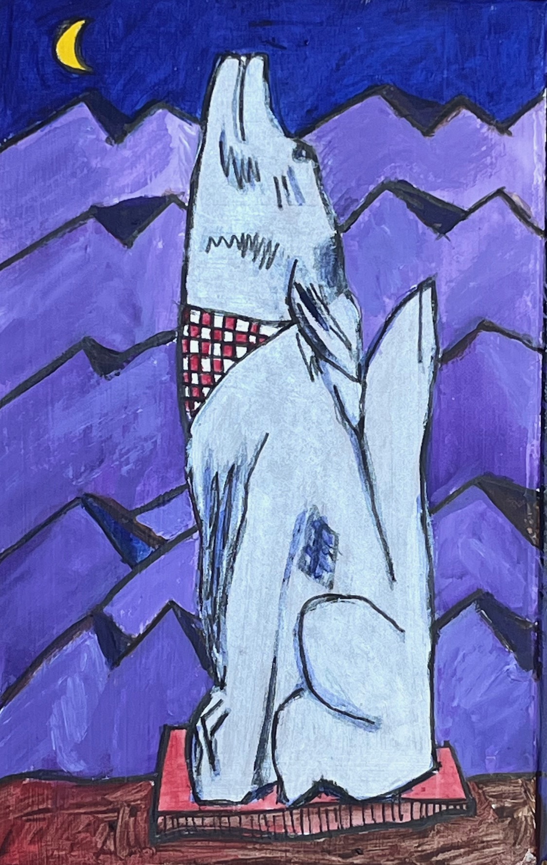 Click here to view Book: Animals artwork by Anna Jewel Gove